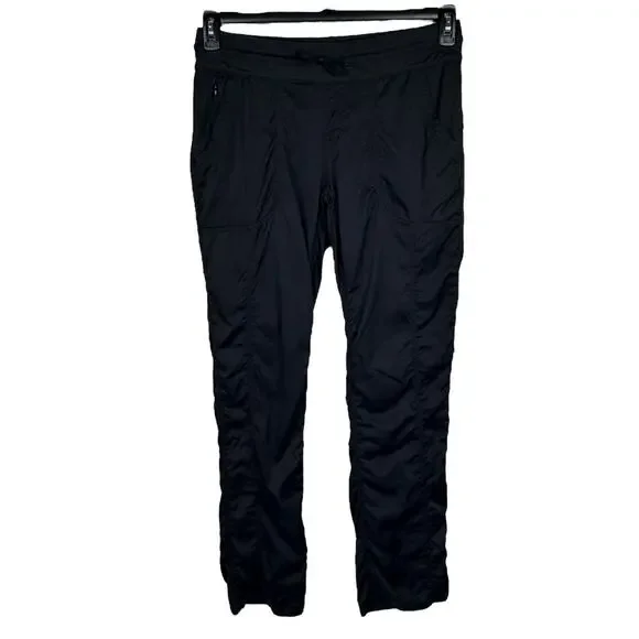 North Face Womens Large Aphrodite 2.0 Pants UPF Stretch DWR Pull-On Pocket Black - Picture 1 of 10